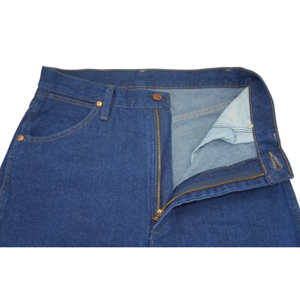 Wrangler Cowboy Cut Original Fit Jeans 14MWZG Men’s Blue Denim 11x36 USA Fabric